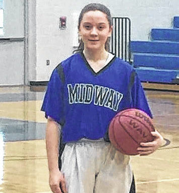 							                                Anslee Jackson is a member of the Midway High School girls basketball team.                                 Courtesy Photo					