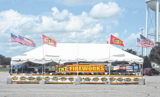 
			
				                                The TNT Fireworks tent found in the parking lot at Walmart in Clinton helps raise funds for The Apostolic Church.
 
			
		