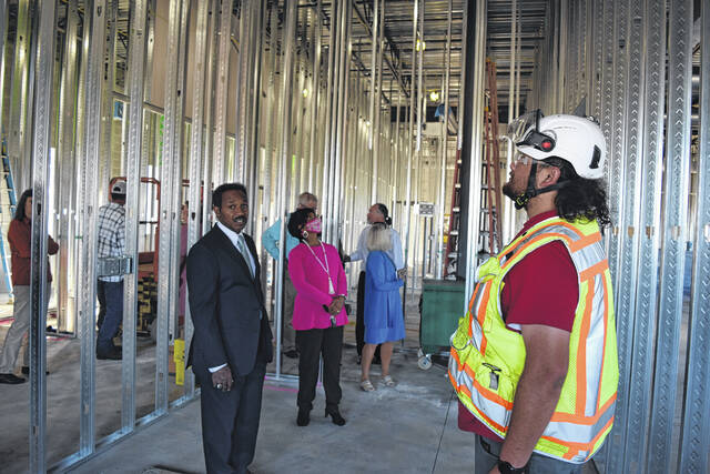 
			
				                                Back in October, county leaders, members of the community, and EMS workers toured the new EMS facility.
                                 Emily M. Williams | Sampson Independent

			
		