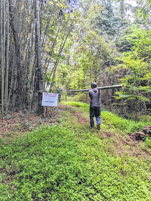 <p>One of the many pieces of bamboo that was carried out during the timber test harvest that resulted in tons being harvested in Sampson County.</p>
                                 <p>Courtesy Photo</p>
