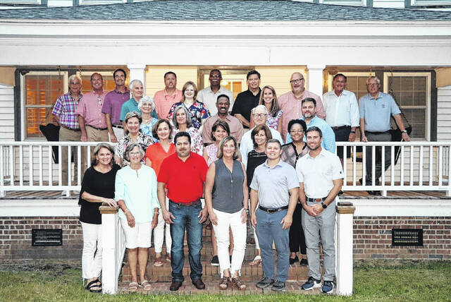 <p>The 2021-2022 SCC Foundation Board of Directors, pictured with both departing and new members, at their final meeting of the fiscal period in August.</p>