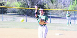 
			
				                                Sabrina Batts throws a heater in a game earlier this season.
                                 File Photos|Sampson Independent

			
		
